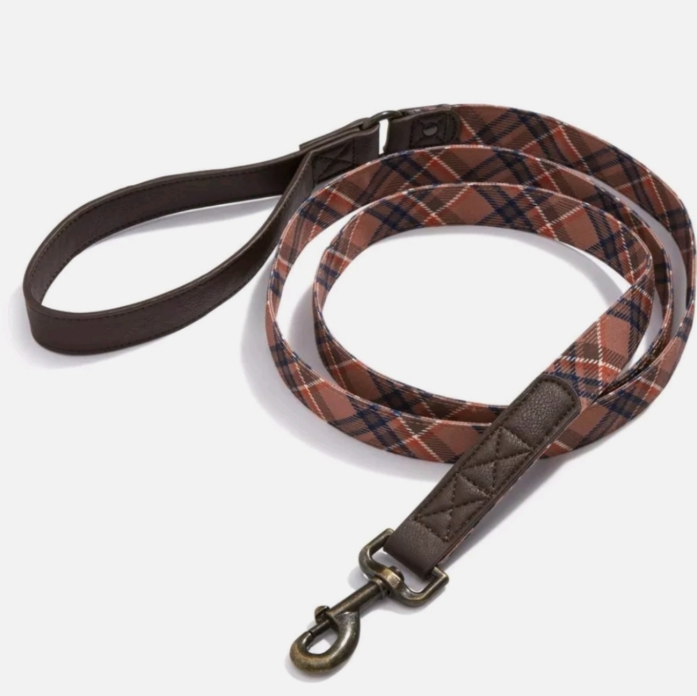 House of Barker Check 6ft DOG leash